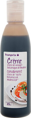 creme de vinaigre balsamique front packaging