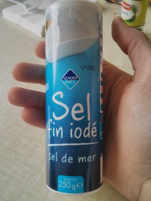 Sel fin iodé - sel de mer