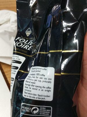 Folie Noire pur arabica
