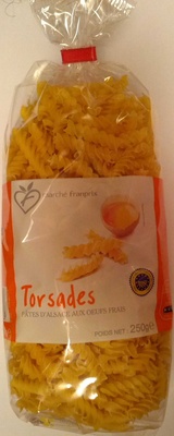 Torsades, Pâtes d'Alsace aux œufs frais