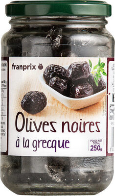 olive noire à la grecque