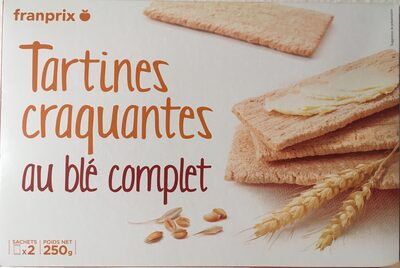 Tartines craquantes au blé complet