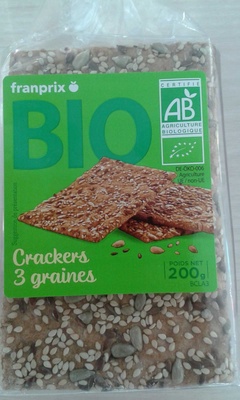 crackers 3 graines bio