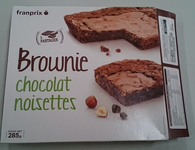 Brownie chocolat noisettes