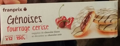 Genoises fourrage cerise front packaging