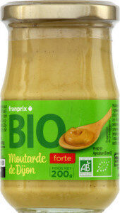 moutarde de dijon forte bio front packaging