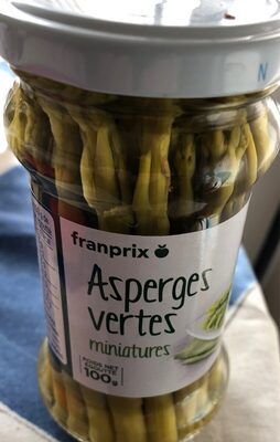 Asperges vertes miniatures front packaging