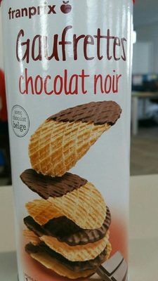 Fines gaufrettes croutillantes chocolat front packaging