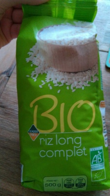Riz long complet bio front packaging