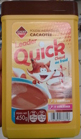 Poudre instantanée cacaotée Leader Quick