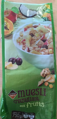 Muesli croustillant aux fruits