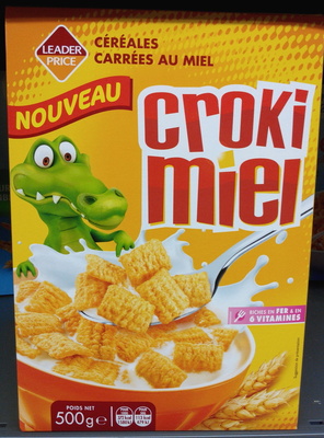 Croki miel front packaging