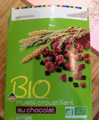 Bio Muesli croustillant au chocolat