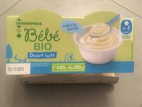 Bébé bio dessert lacté nature sucré