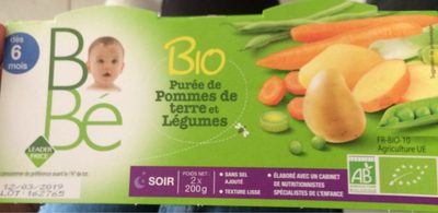 Purée de pommes de terre et légumes