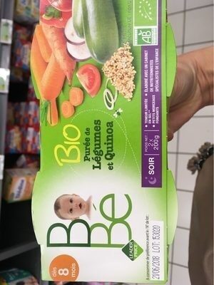 Puree de legumes et quinoa