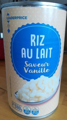 Riz au lait saveur vanille