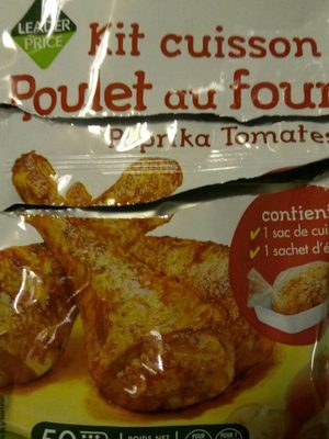 Kit cuisson poulet au four front packaging