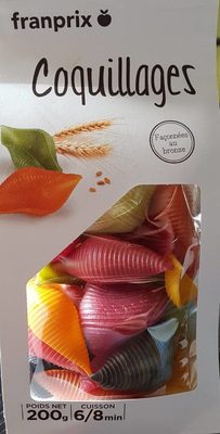 Coquillages multicolores