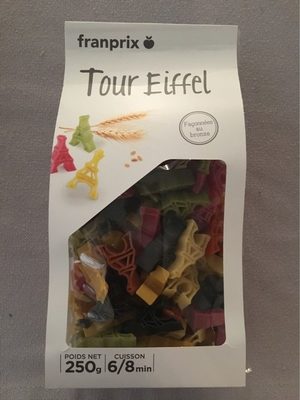 Pates Tour eiffel Multicolores