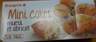 Mini cakes muesli et abricot