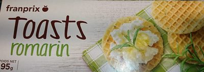 Toasts romarin front packaging