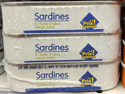 Sardines à l'huile d'olive vierge extra