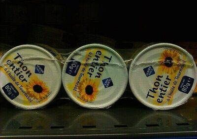 Thon Entier à l'huile de Tournesol front packaging