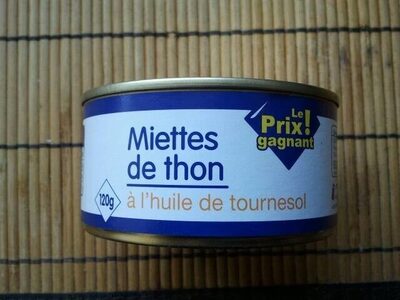 Miettes De Thon à L'huile De Tournesol front packaging