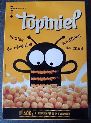 Topmiel boules de céréales soufflées au miel