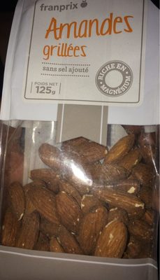 Amandes grillées front packaging