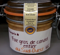 Foie gras de canard entier du Sud-Ouest