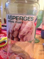 Asperges pelées main