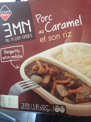 Porc au caramel et son riz
