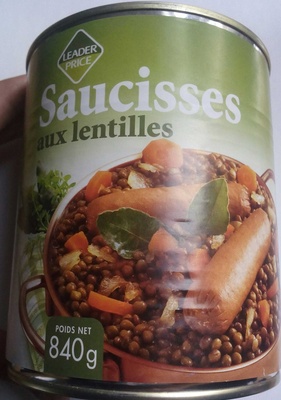 Saucisses lentilles
