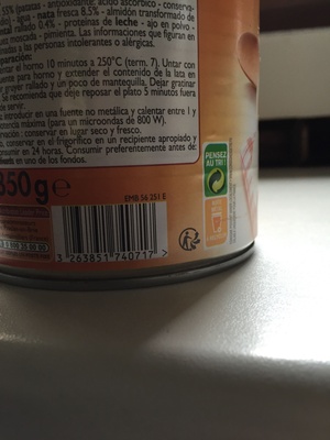 Gratin Dauphinois front packaging