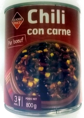 Chili con carne (Pur bœuf)