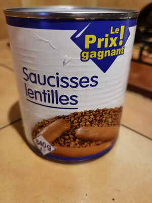 Saucisses lentilles