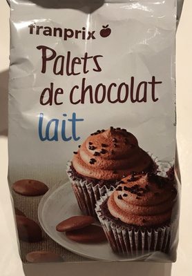 Palets de chocolat lait