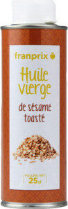 huile vierge de sesame toaste