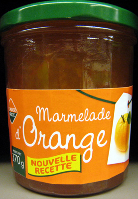 Marmelade d'oranges front packaging