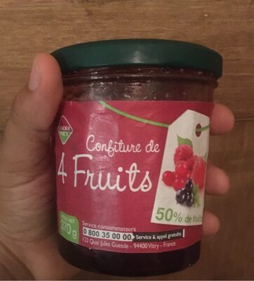 Confiture front packaging