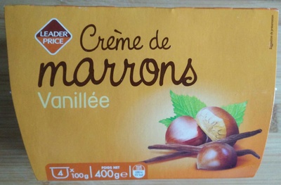 Crème de marrons Vanillée