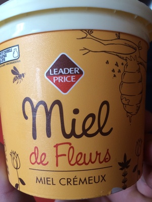 Miel de fleurs crémeux front packaging