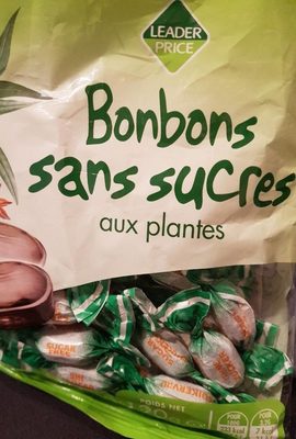 Bonbons sans sucres aux plantes