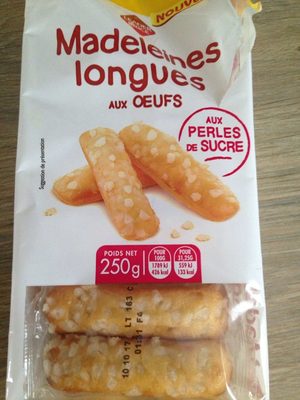 Madeleine Longues au Oeufs