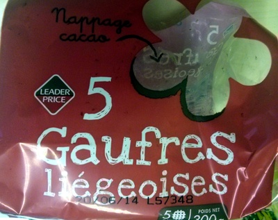 5 gaufres liégeoises
