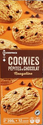 cookies pépites de chocolat nougatine