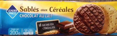 Sablés aux céréales chocolat au lait