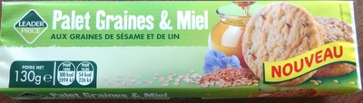 palet graines et miel